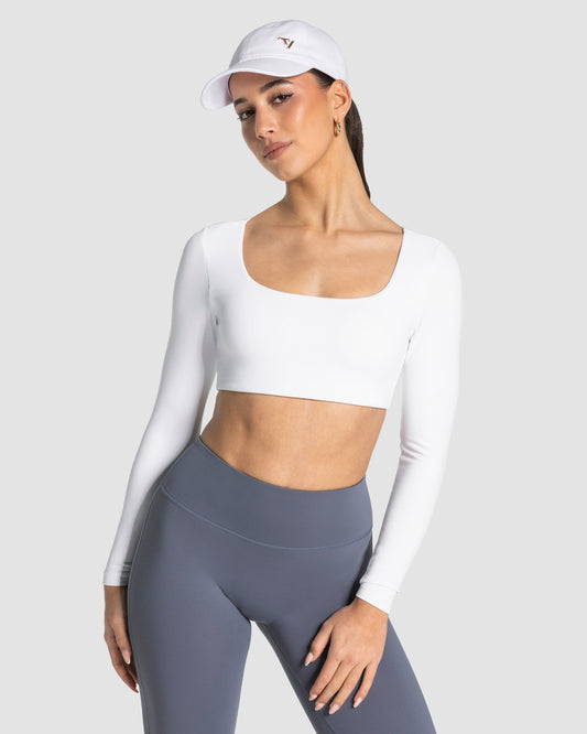 Allrounder Cropped Longsleeve ‘White’