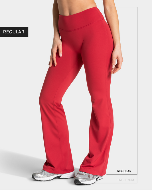 Allrounder Sculpt Scrunch Flared Leggings Regular ‘Cherry’