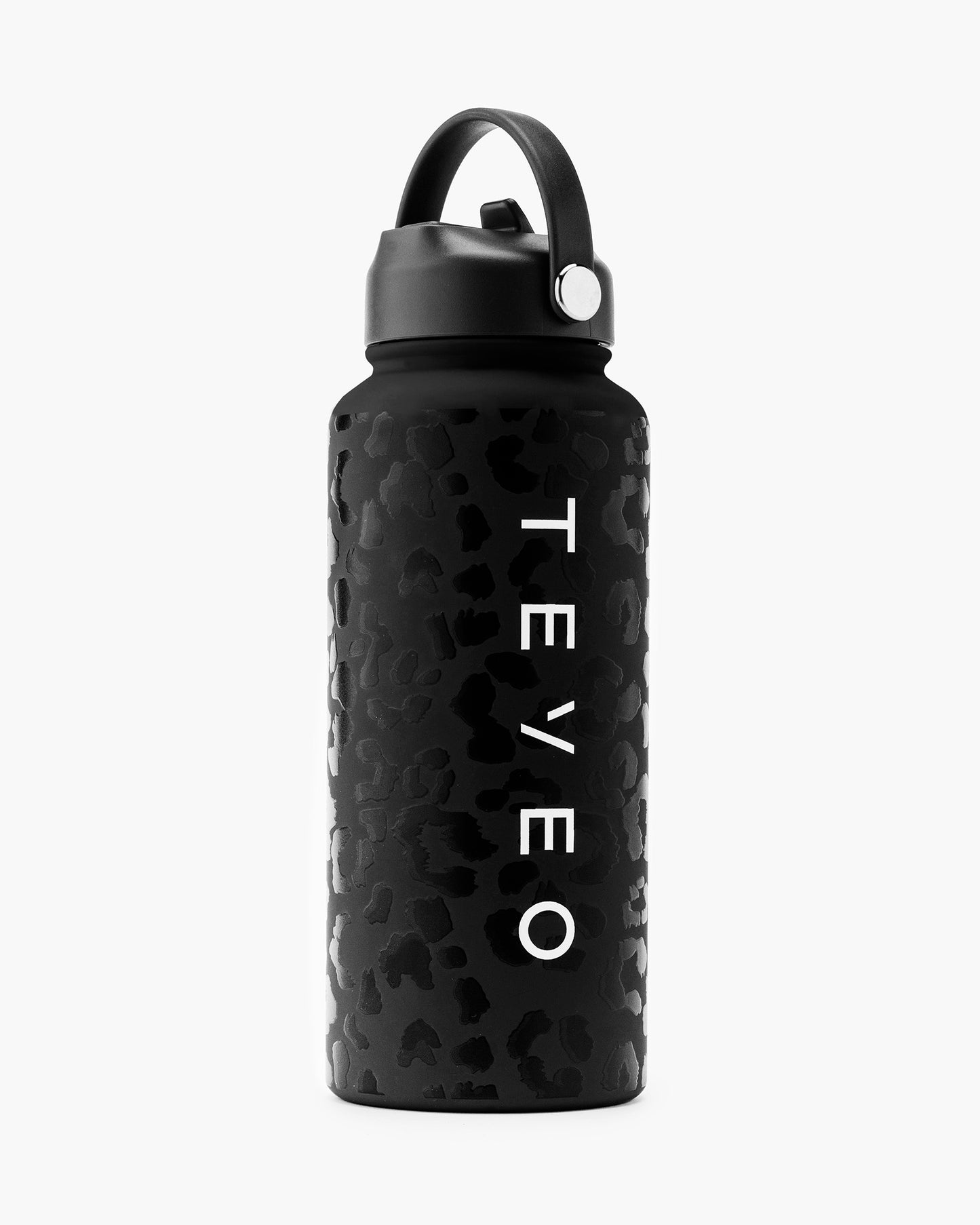 Water Bottle ‘Black Leopard’