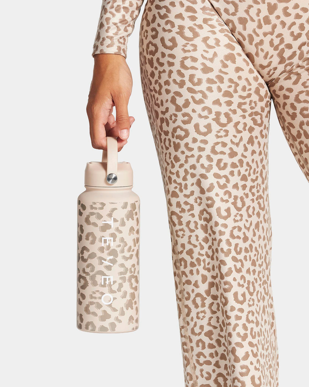 Borraccia “Leopardo Cream"