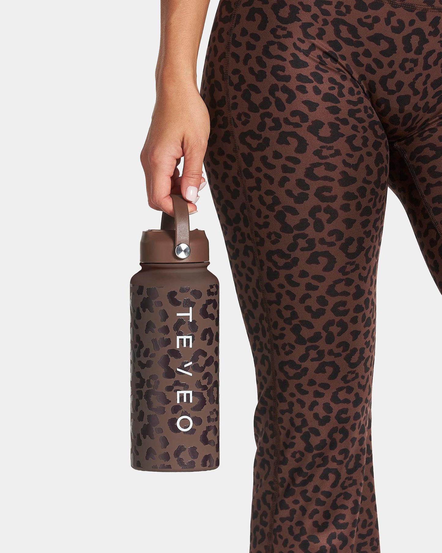 Water Bottle ‘Espresso Leopard’