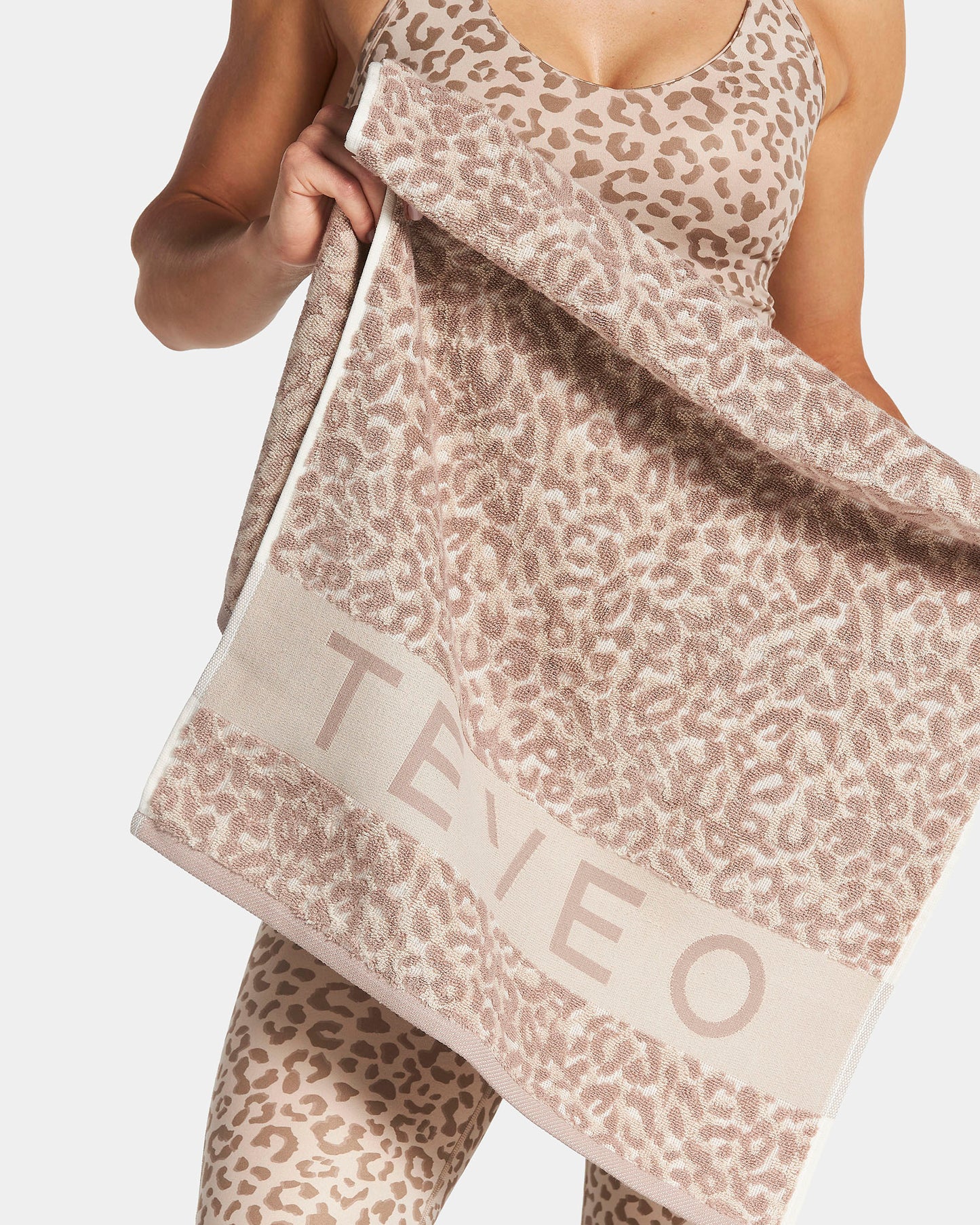 Serviette de sport « Léopard Cream »