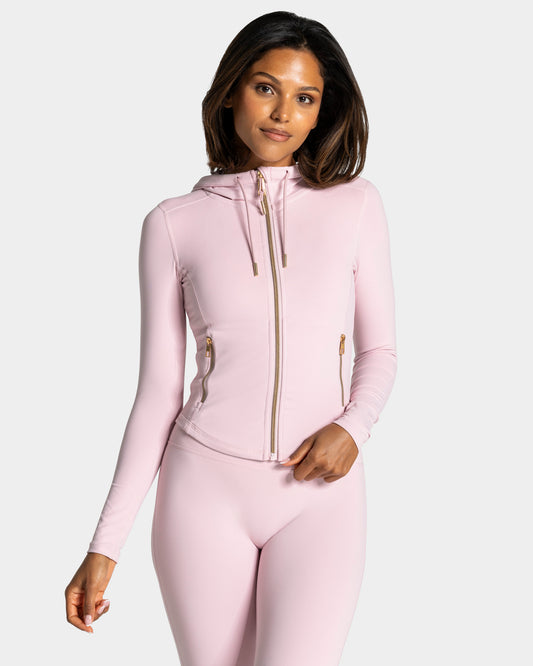 Allrounder Shaping Hooded Zip Jacket ‘Light Pink - Gold’