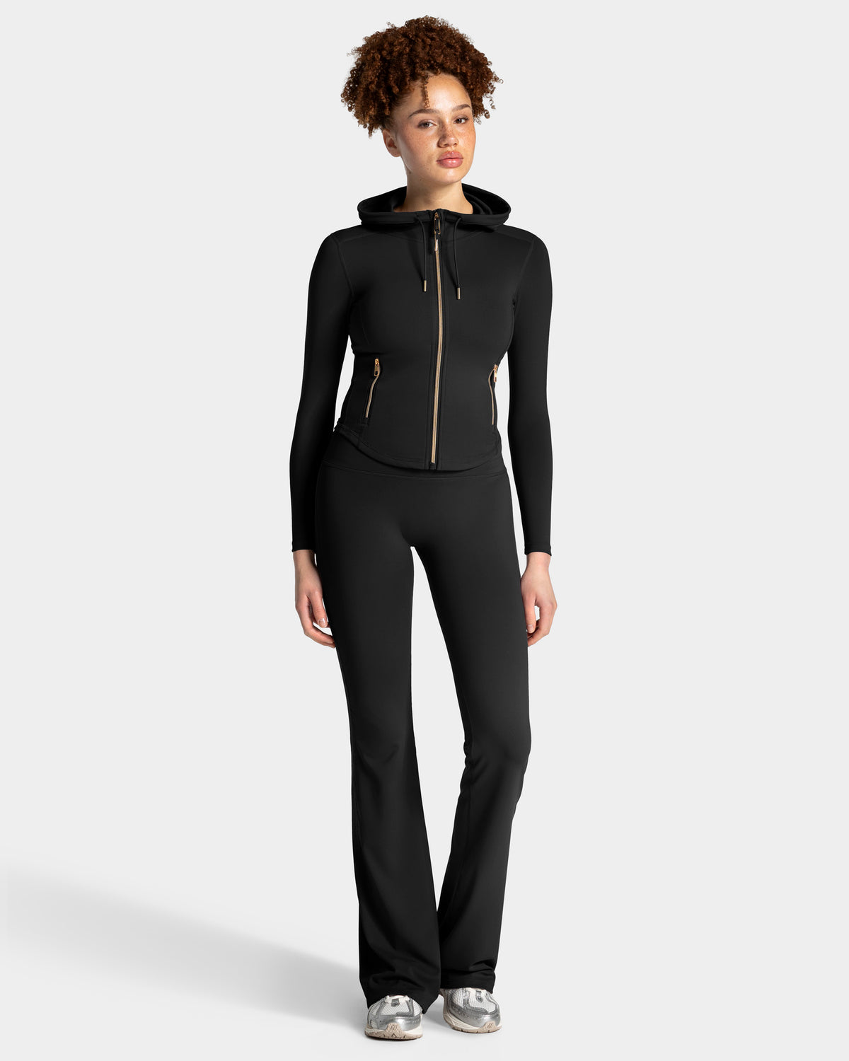 Allrounder Shaping Hooded Zip Jacket ‘Black - Gold’