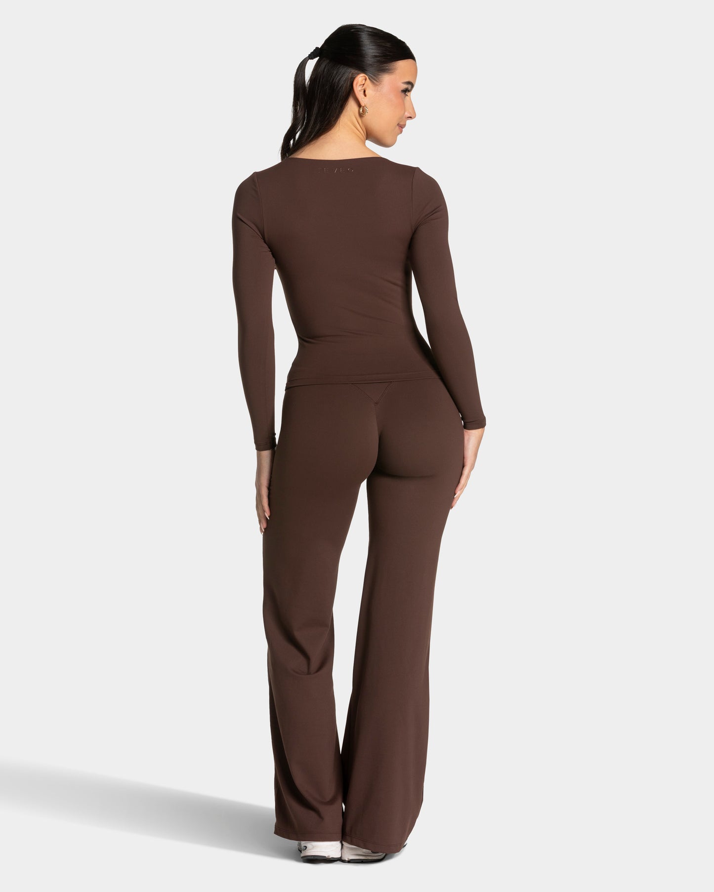 Koszulka z długim rękawem Allrounder „Espresso”