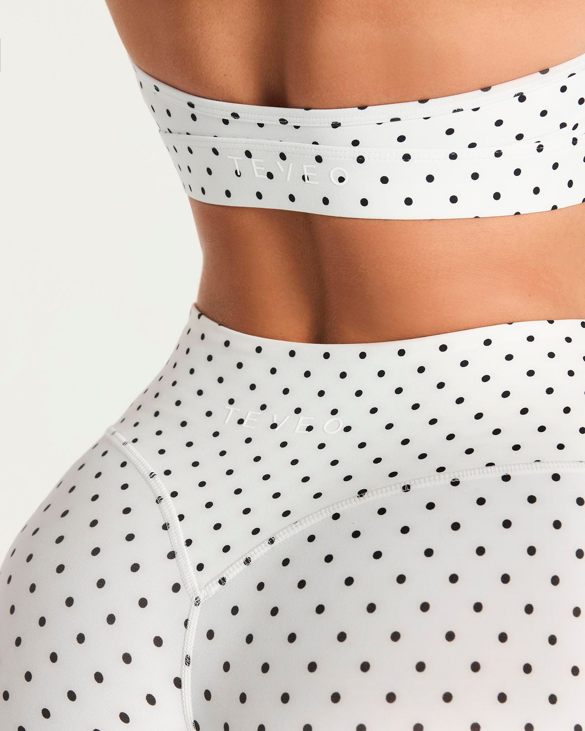 Reggiseno Neckholder Allrounder "Pois fondo bianco"