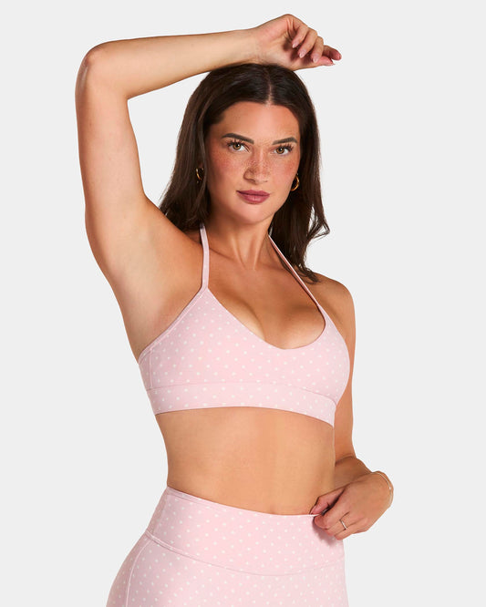 Allrounder Halterneck Bra ‘Light Pink Polka Dot’