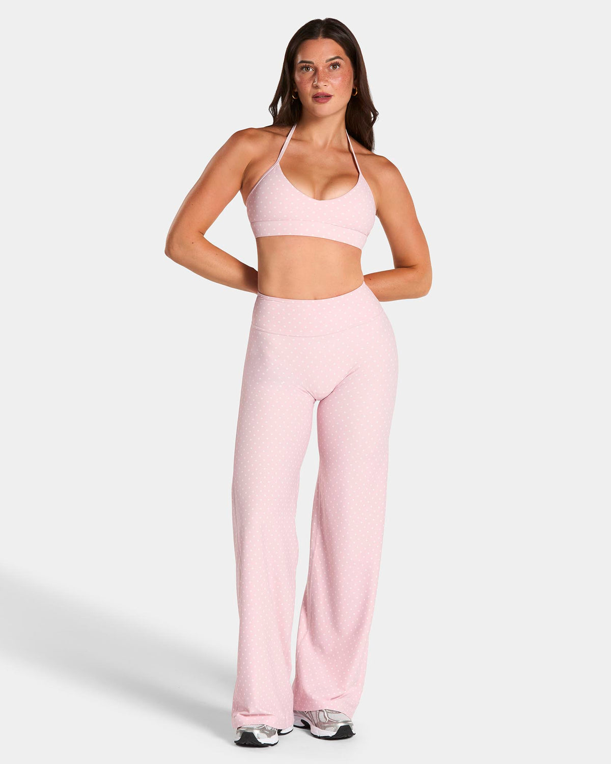 Allrounder Halterneck Bra ‘Light Pink Polka Dot’