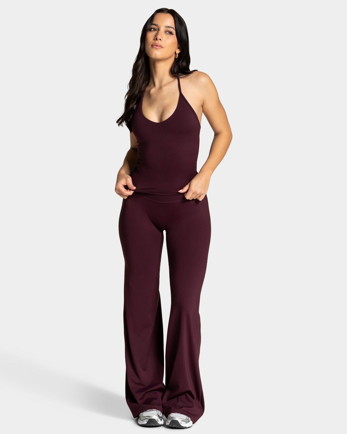 Top Allrounder Neckholder Cami „Merlot”