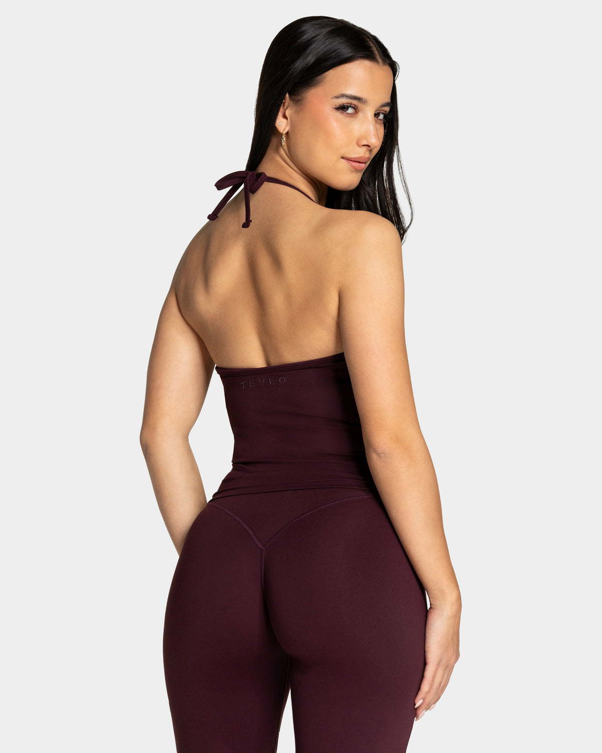 Top Allrounder Neckholder Cami „Merlot”