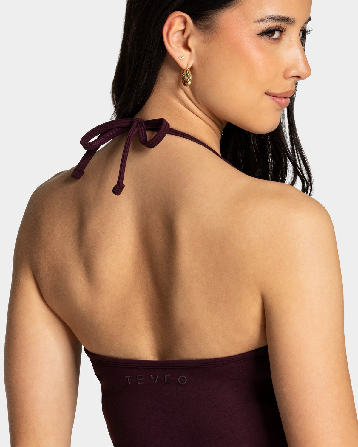 Top Allrounder Neckholder Cami „Merlot”