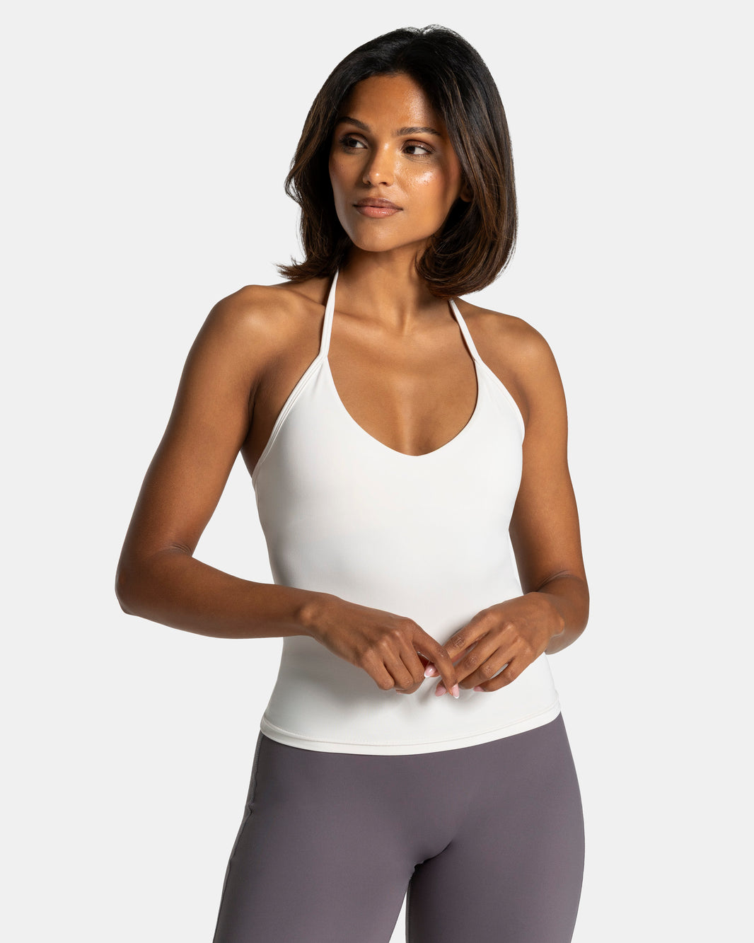 Allrounder Halterneck Cami Top ‘Off-White’