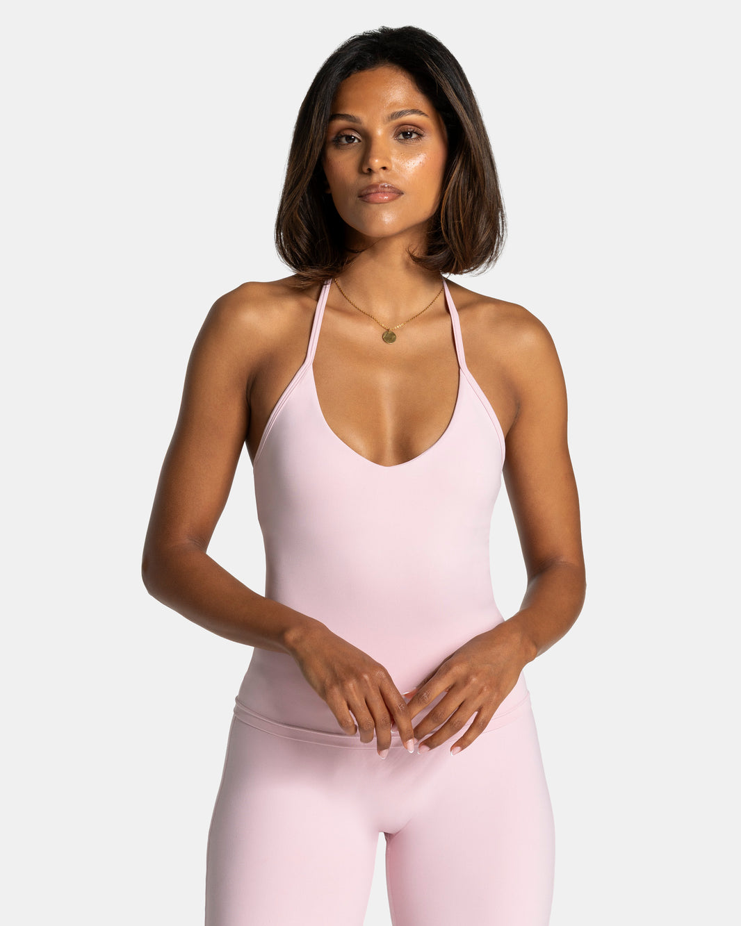 Allrounder Halterneck Cami Top ‘Light Pink’