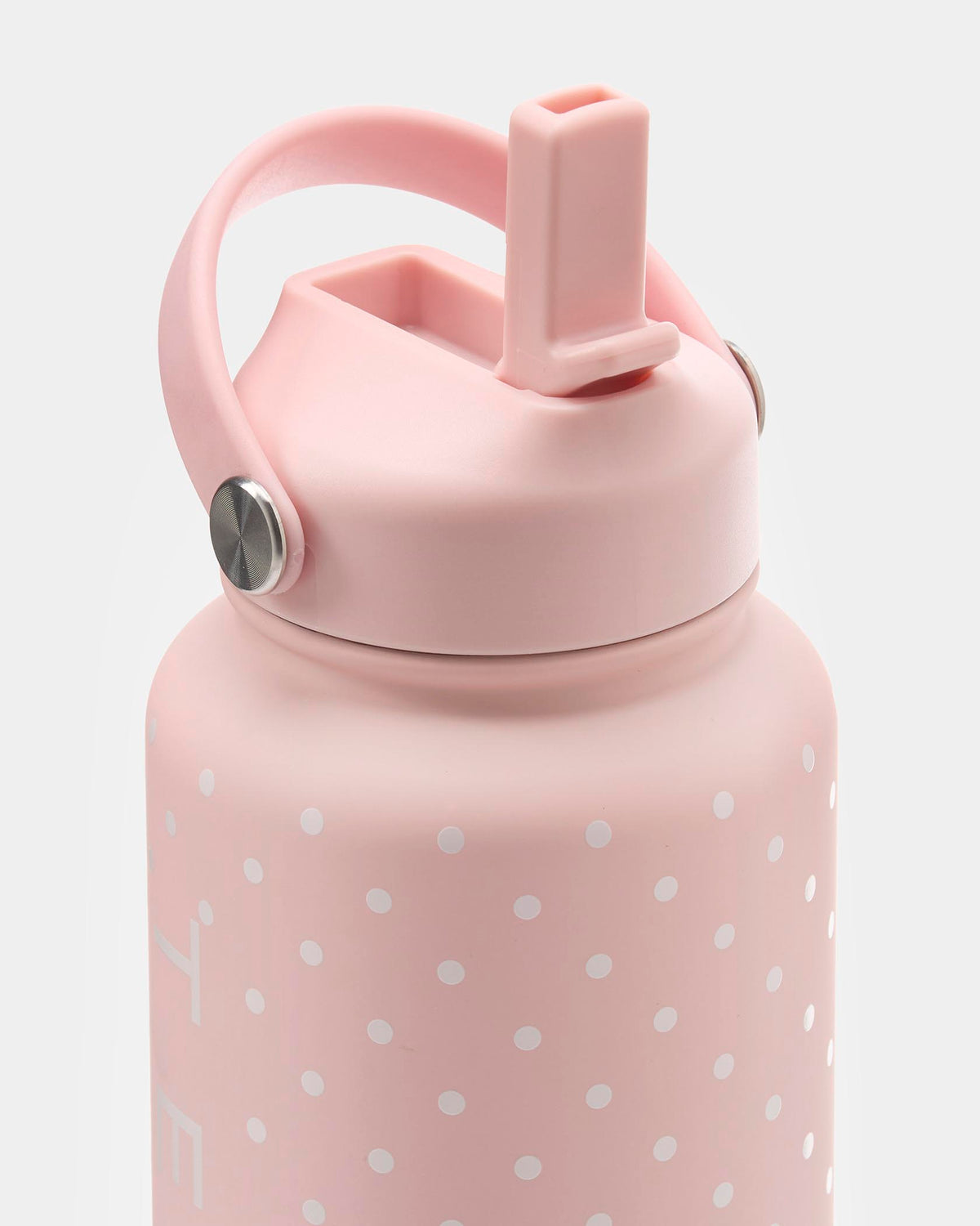 Borraccia "Pois su fondo rosa"