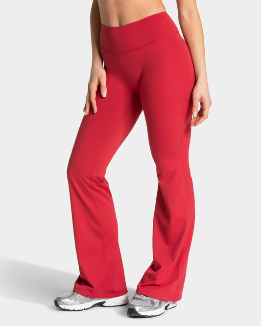 Leggings Sculpt Scrunch Allrounder Flared Tall "Cherry"