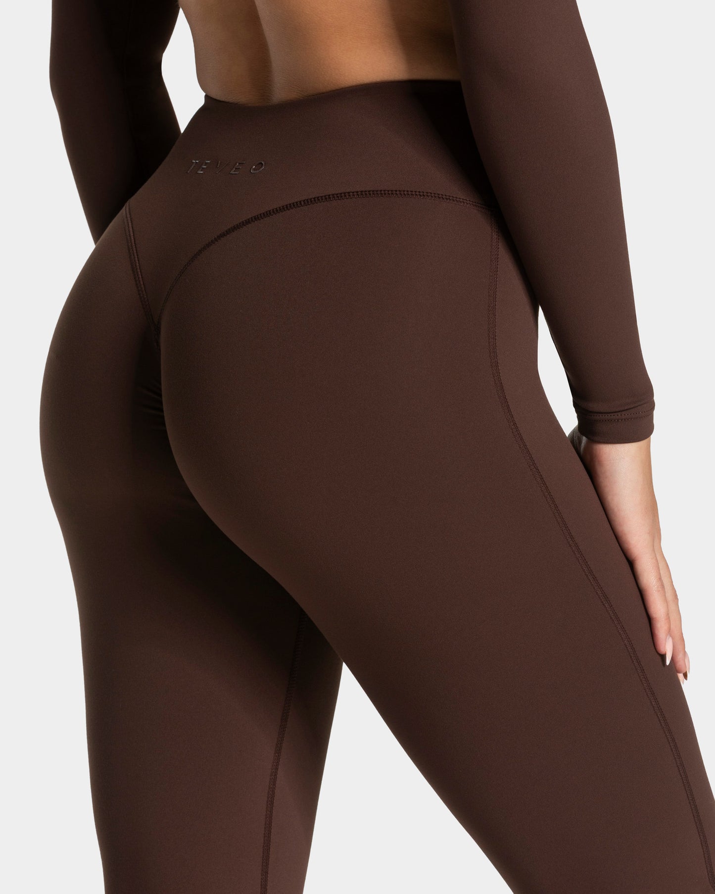 Allrounder Sculpt Scrunch Flared Leggings Regular "Espresso"