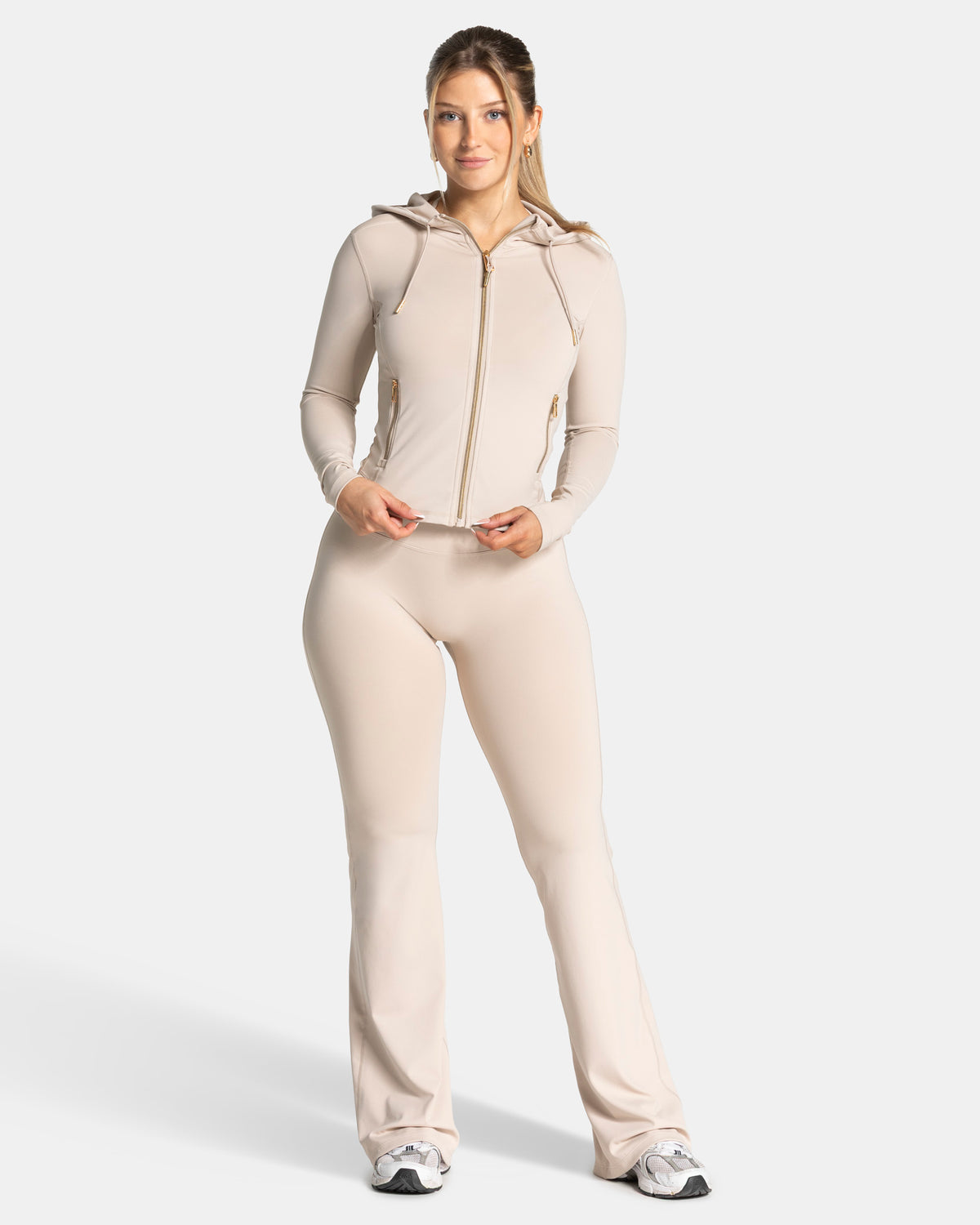 Allrounder Shaping Hooded Zip Jacket ‘Cream - Gold’