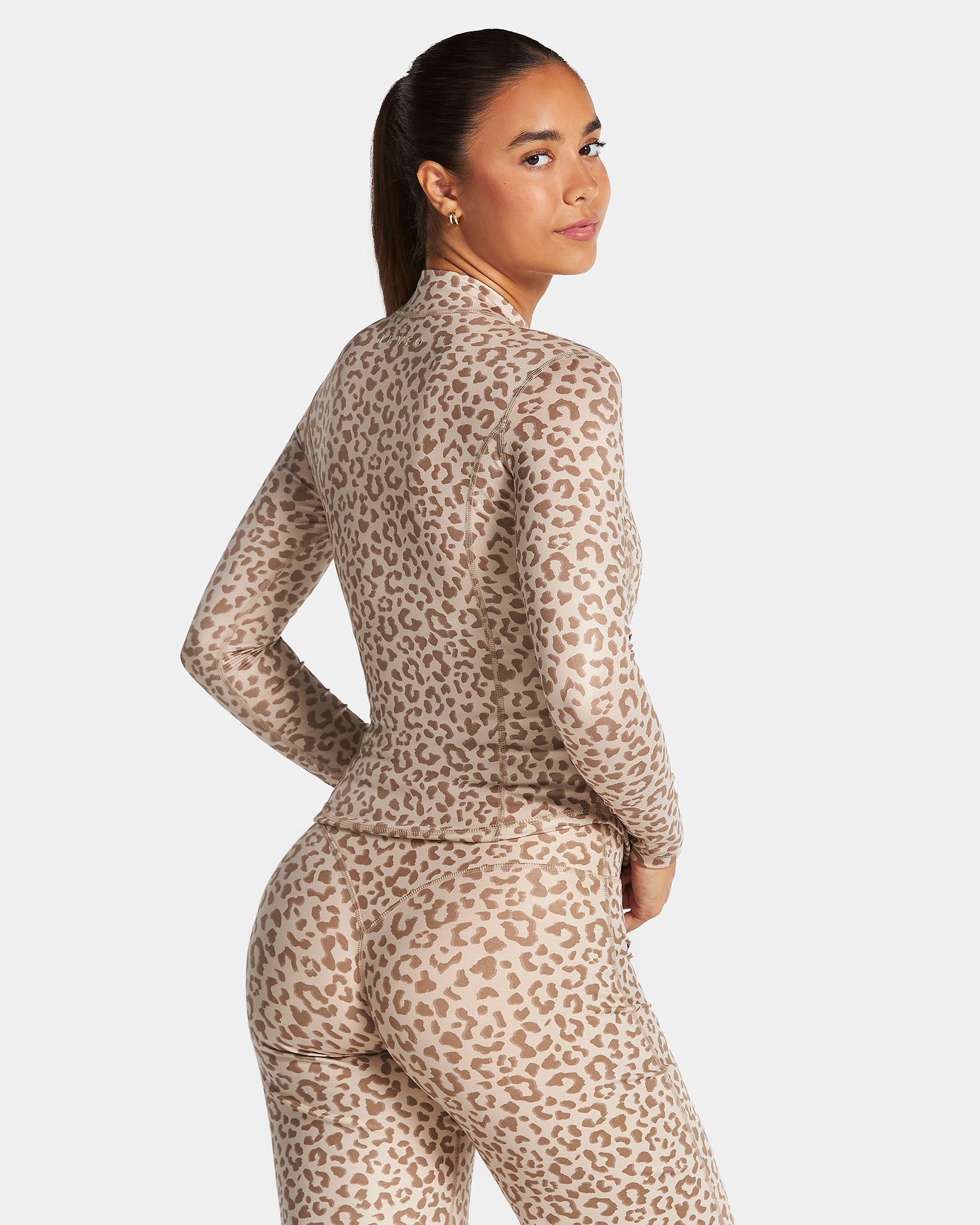 Allrounder Shaping Zip Jacket 'Dune Leopard'