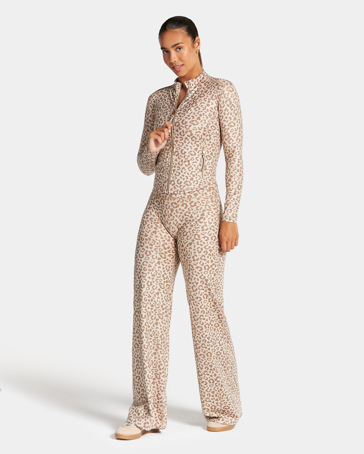 Allrounder Shaping Zip Jacket ‘Dune Leopard’