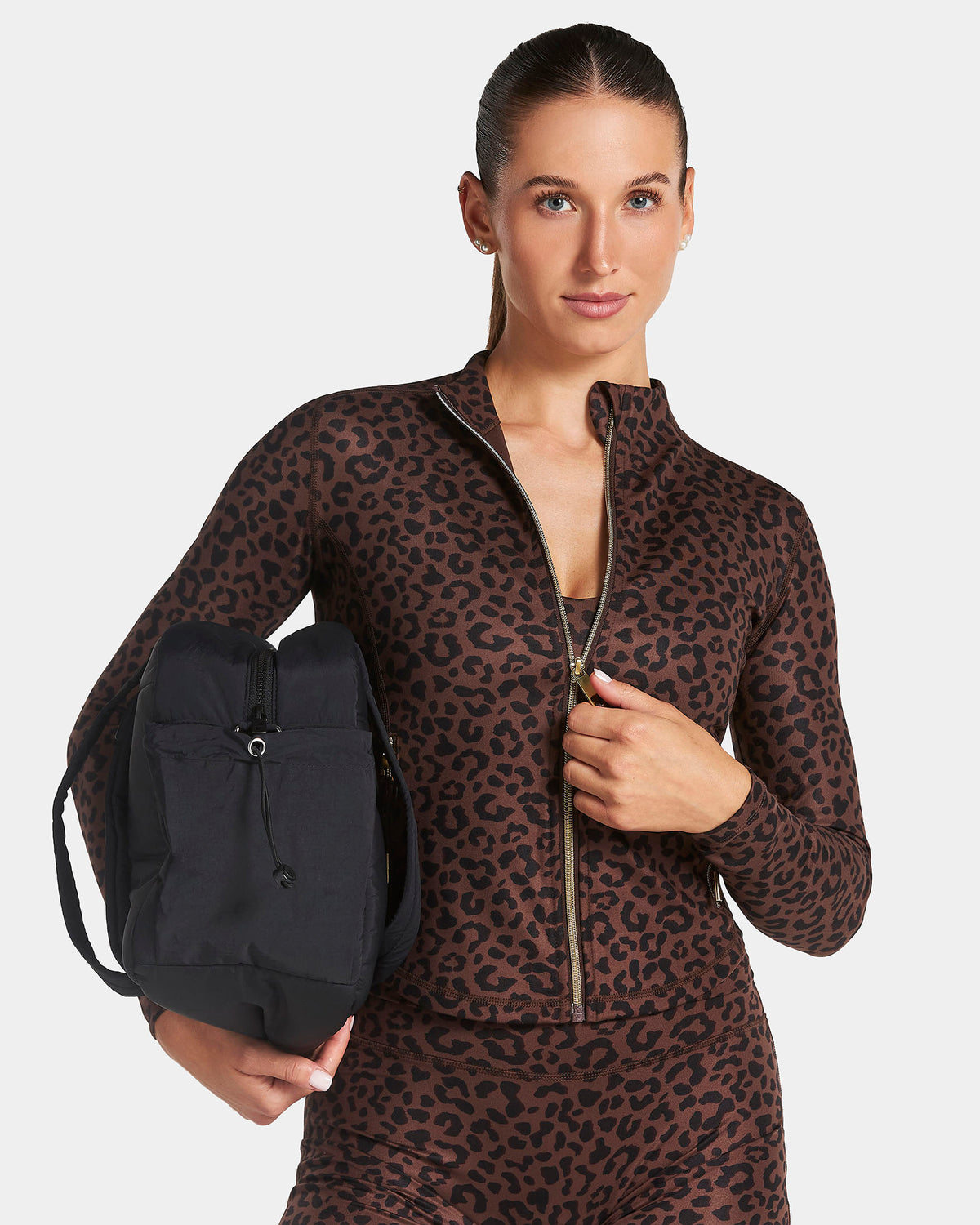 Allrounder Shaping Zip Jacket ‘Leopard walnut’