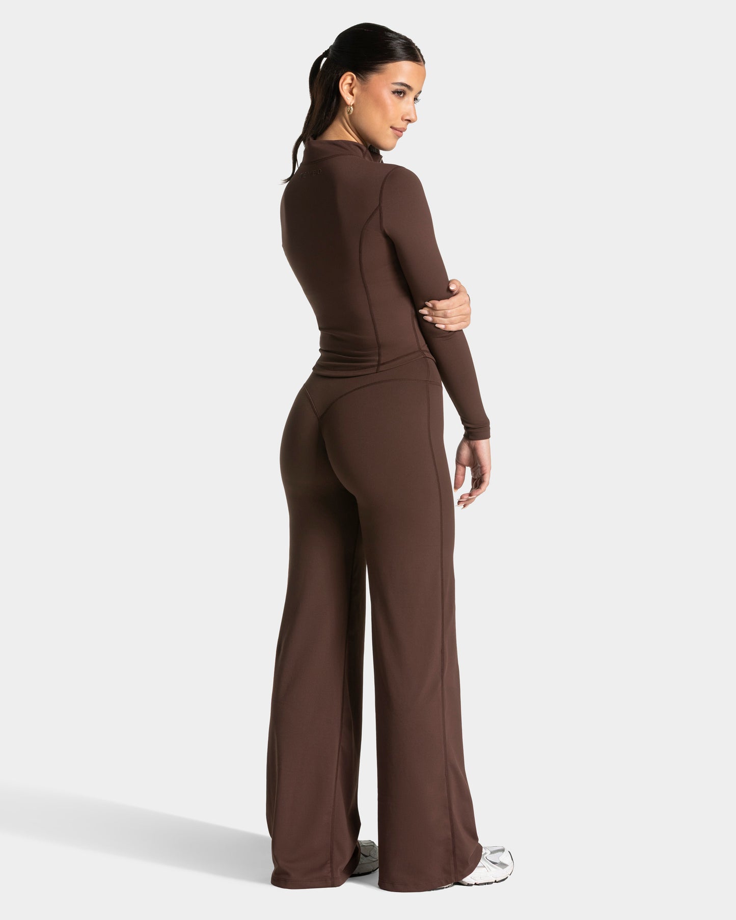 Giacca con zip Shaping Allrounder "Espresso - Gold"