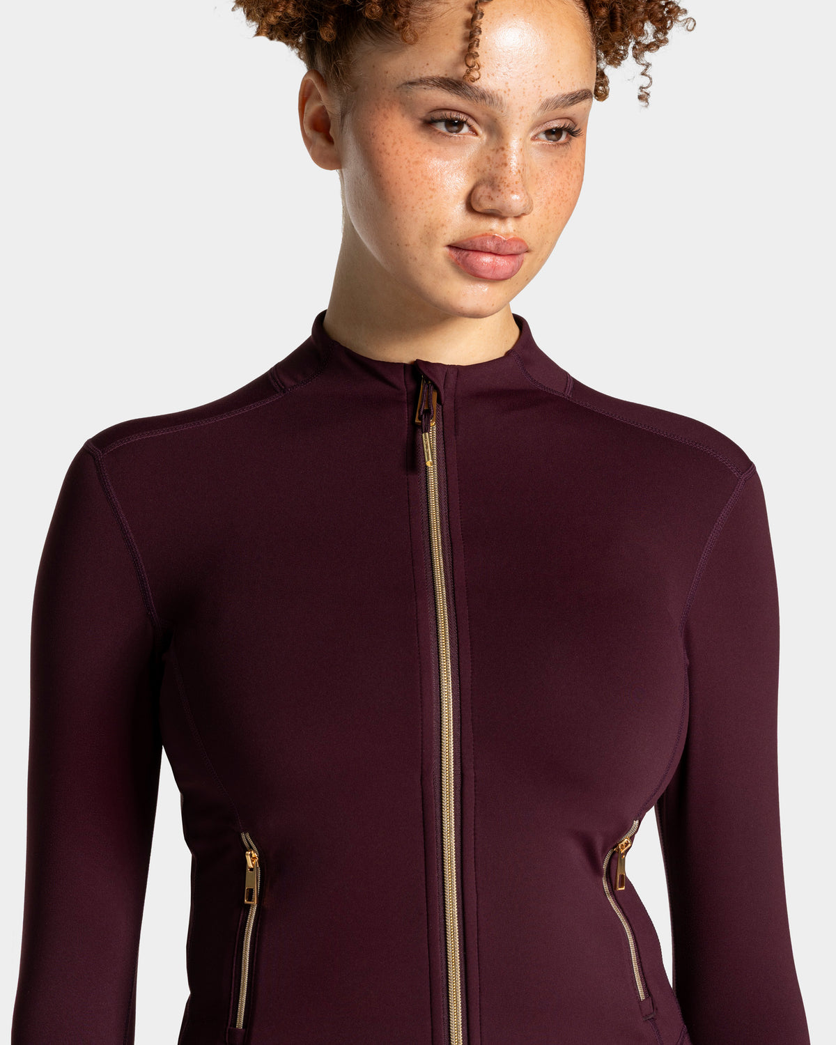 Allrounder Shaping Zip Jacket ‘Merlot - Gold’