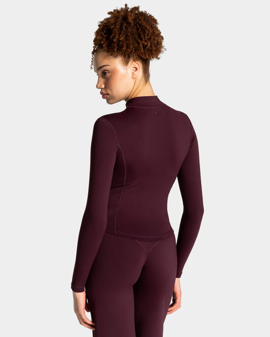 Giacca con zip Shaping Allrounder “Merlot - Gold"