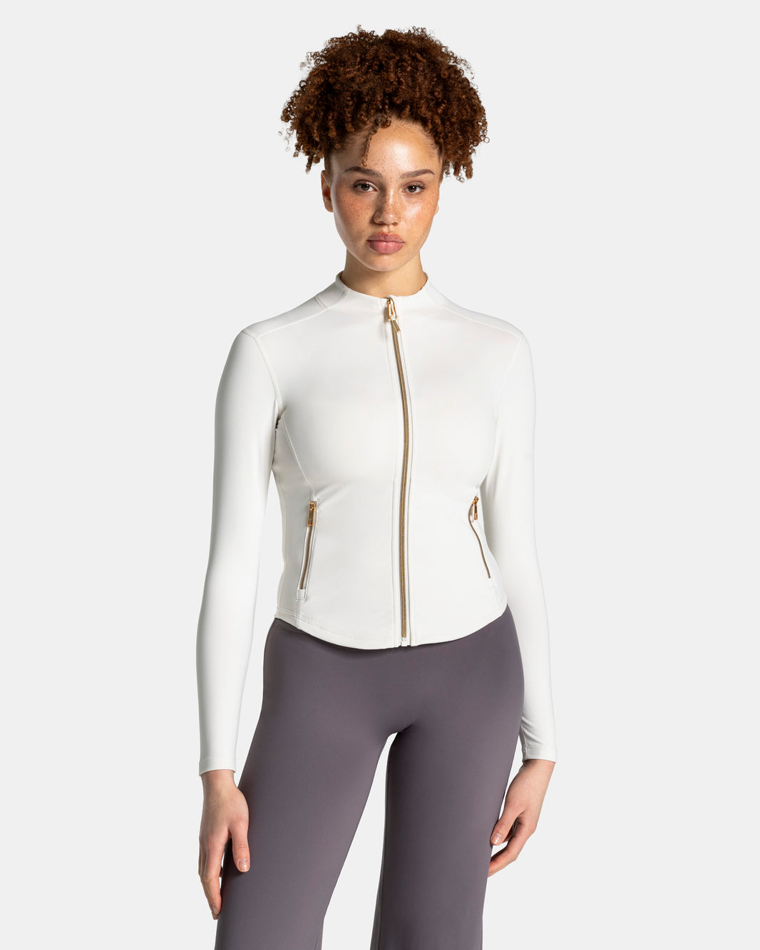 Chaqueta Allrounder Shaping Zip «blanco roto - dorado»