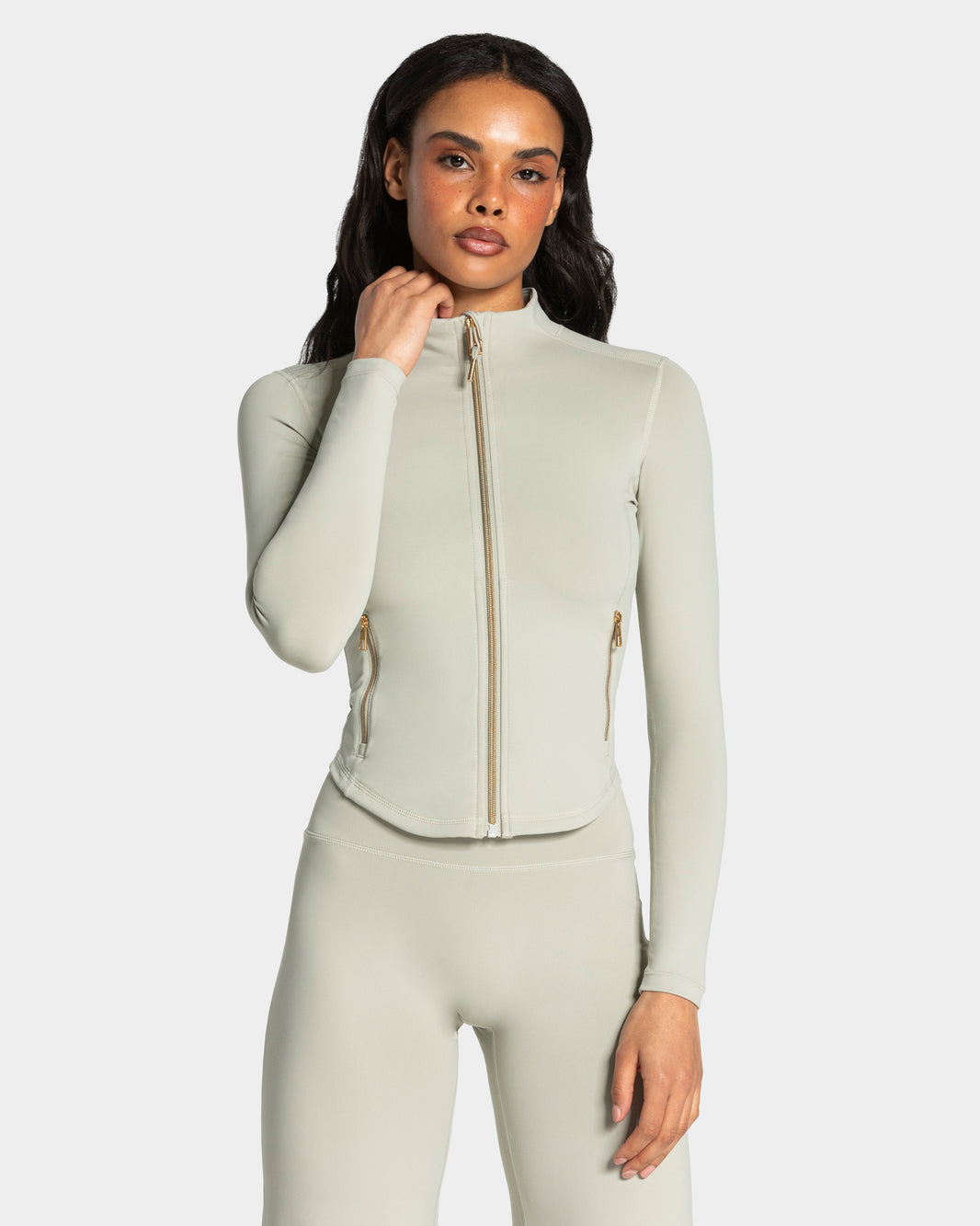 Allrounder Shaping Zip Jacket ‘Pistachio - Gold’