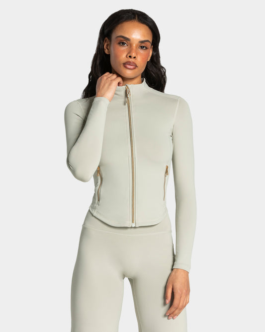 Allrounder Shaping Zip Jacket ‘Pistachio - Gold’