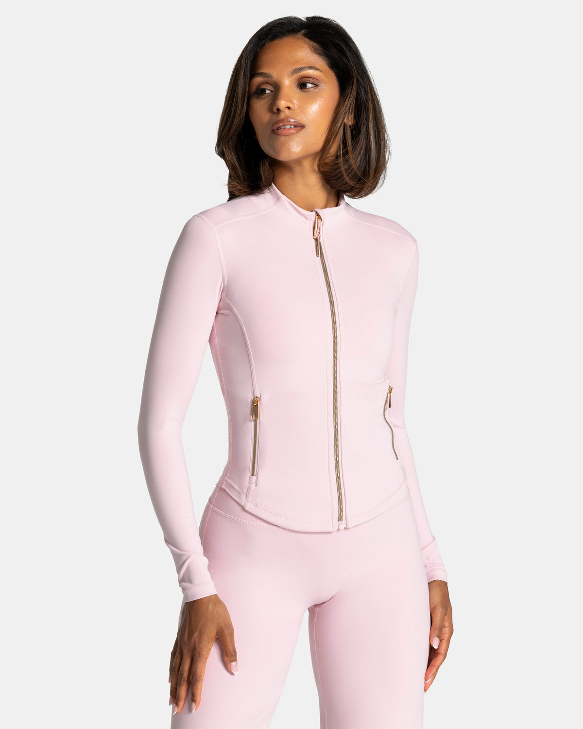 Allrounder Shaping Zip Jacket ‘Light Pink - Gold’