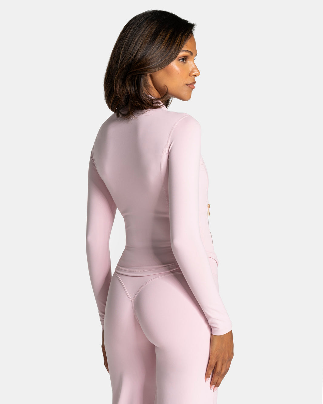 Chaqueta Allrounder Shaping Zip «rosado - dorado»