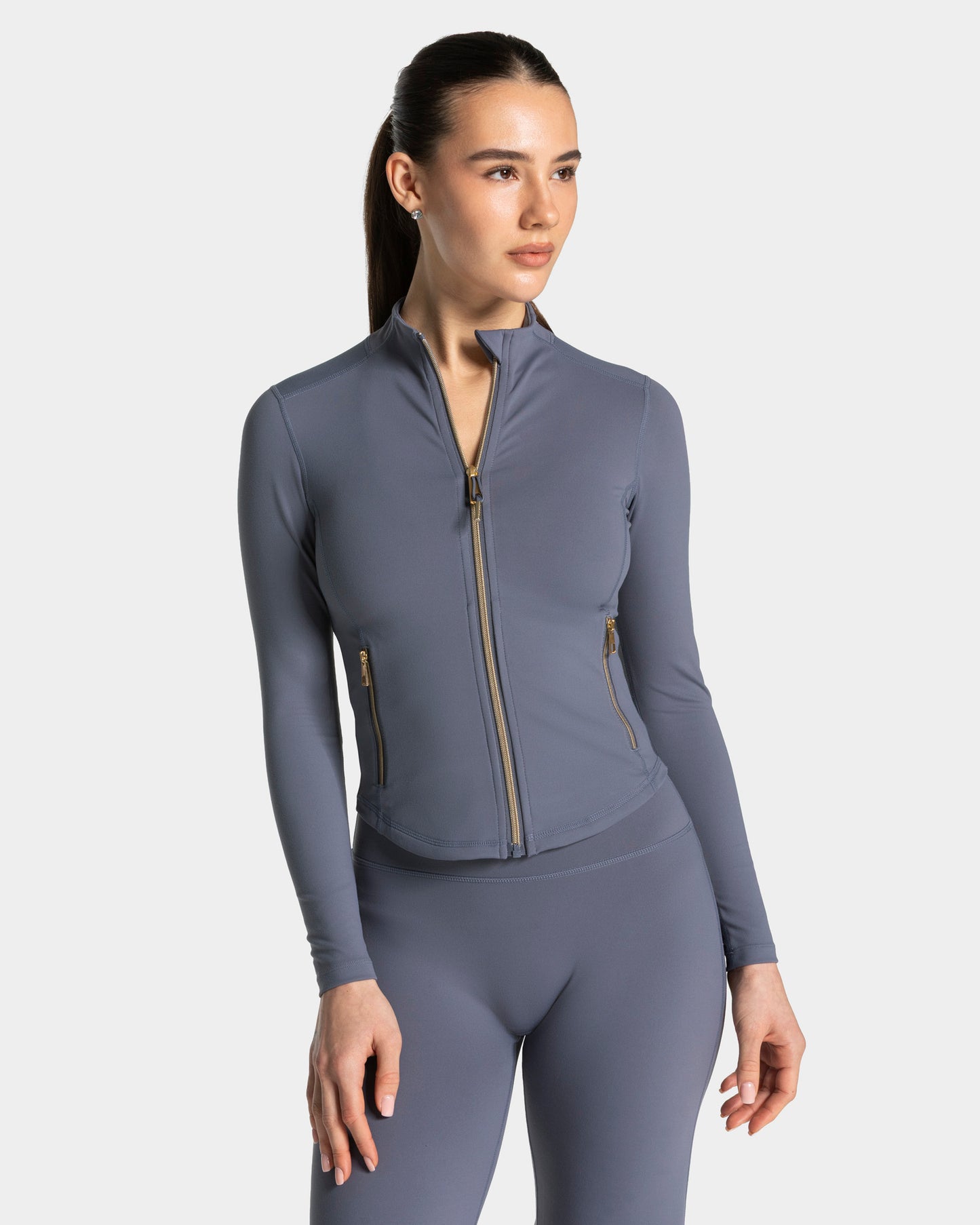 Allrounder Shaping Zip Jacket ‘Titanium/Gold’
