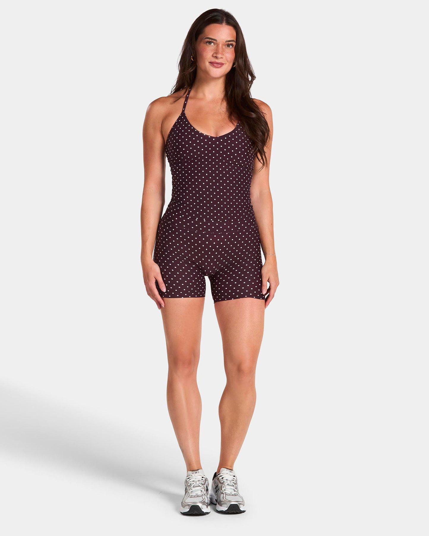 Allrounder Shorts 4 Inch ‘Merlot Polka Dot’
