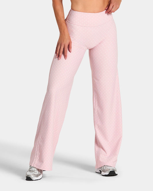 Allrounder Straight Leg Pants – Regular ‘Light Pink Polka Dot’