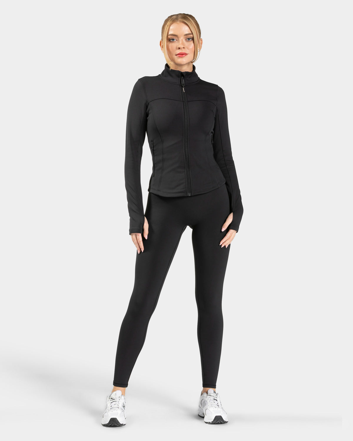 Allrounder Shaping Zip Jacke Warm ‘Black’