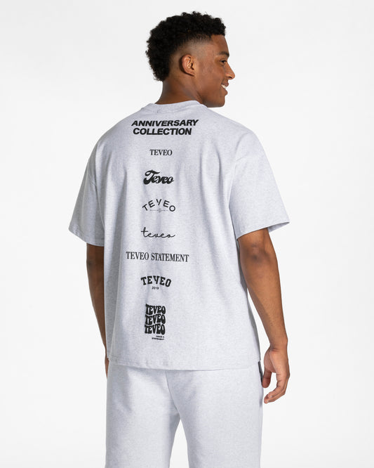 T-shirt Anniversary „Jasnoszary”