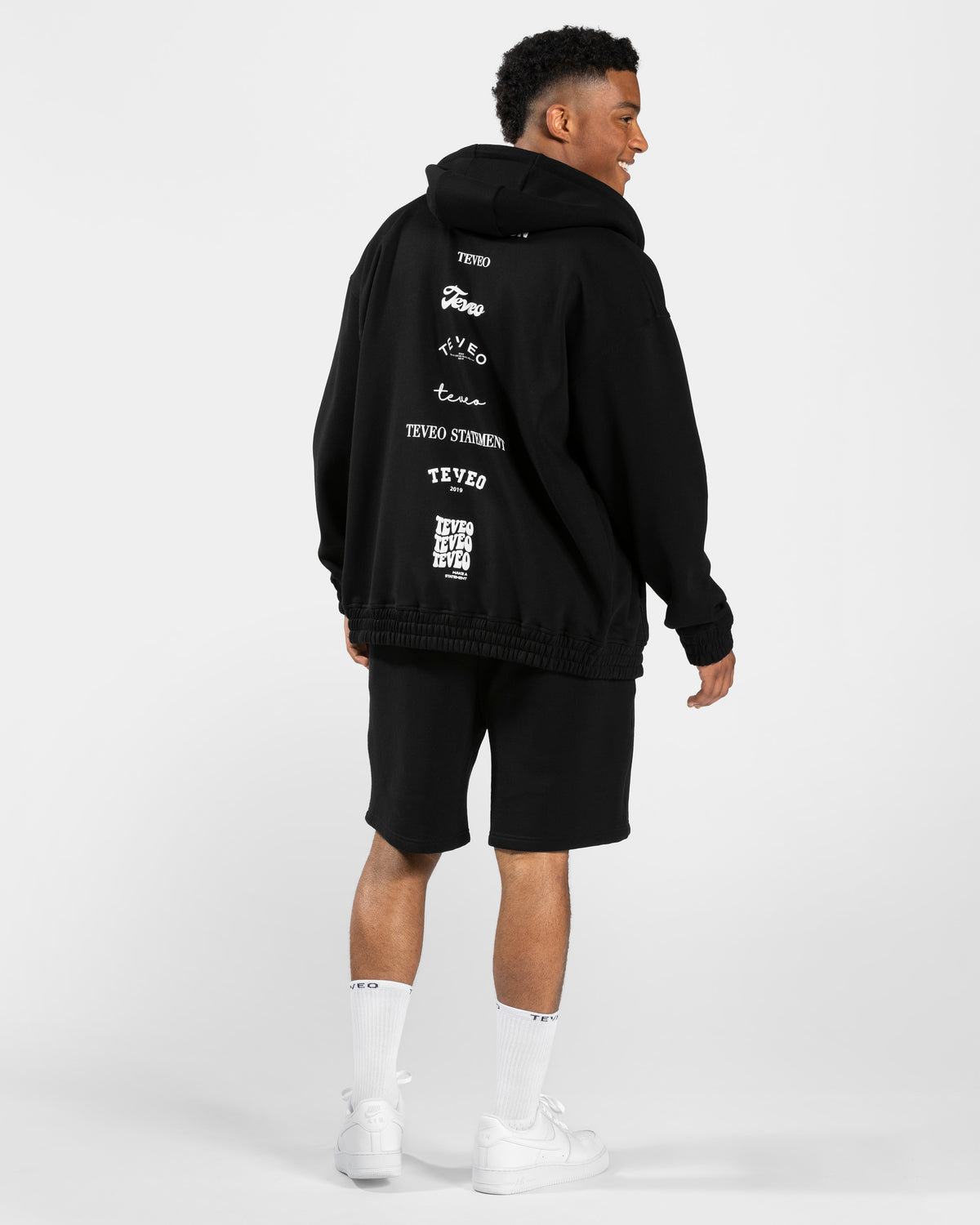 Anniversary Oversized Zip Jacket “Black”