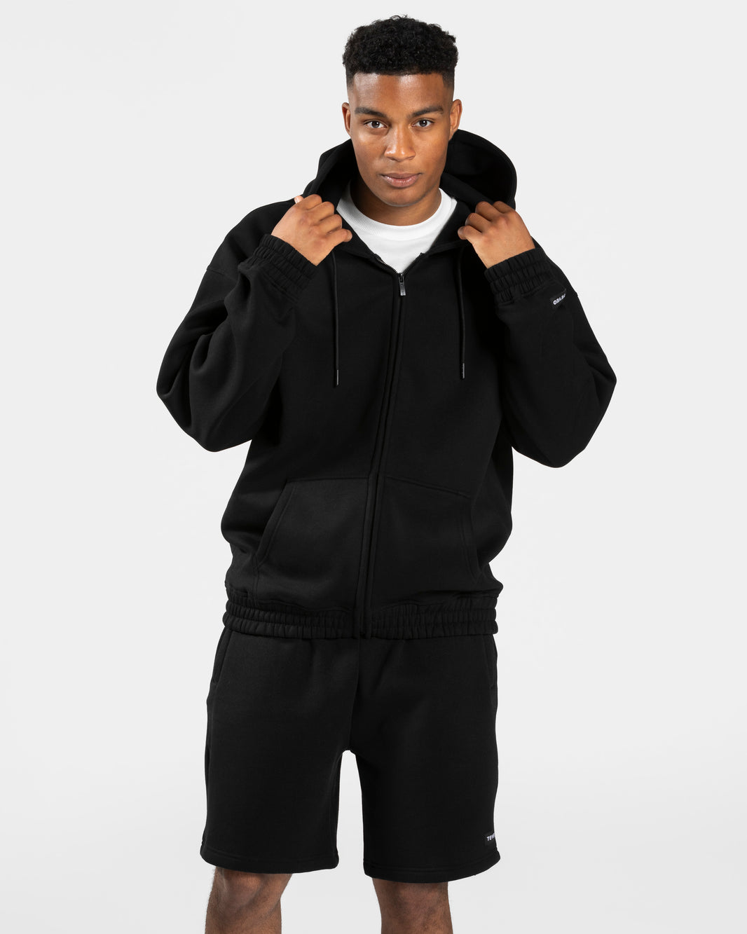 Anniversary Oversized Zip Jacket “Black”