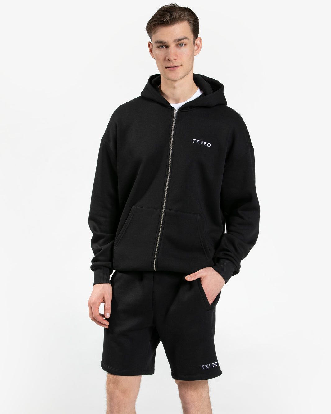 Arrival Oversized Zip Hoodie ‘Black’