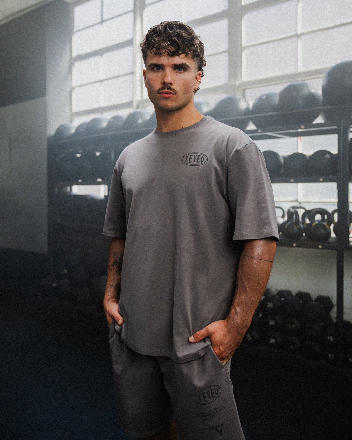 T-shirt oversize Training « Graphite »
