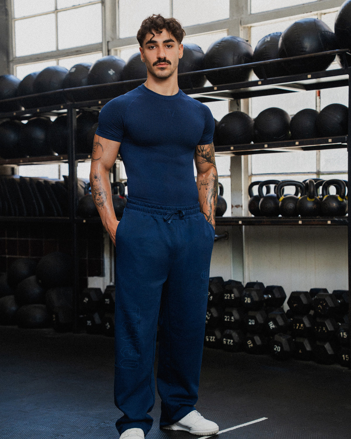 Training Straight Leg Joggers ‘Dark Blue’