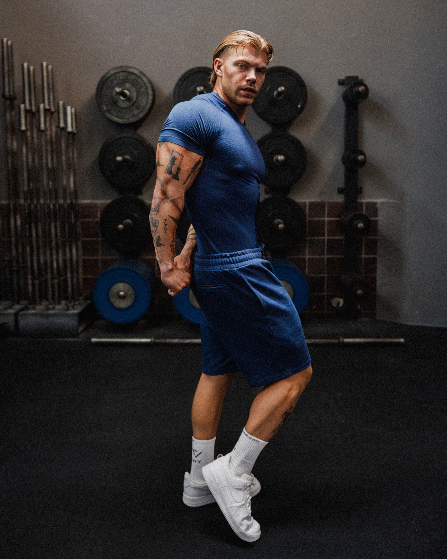 Training Shorts "Blu scuro"