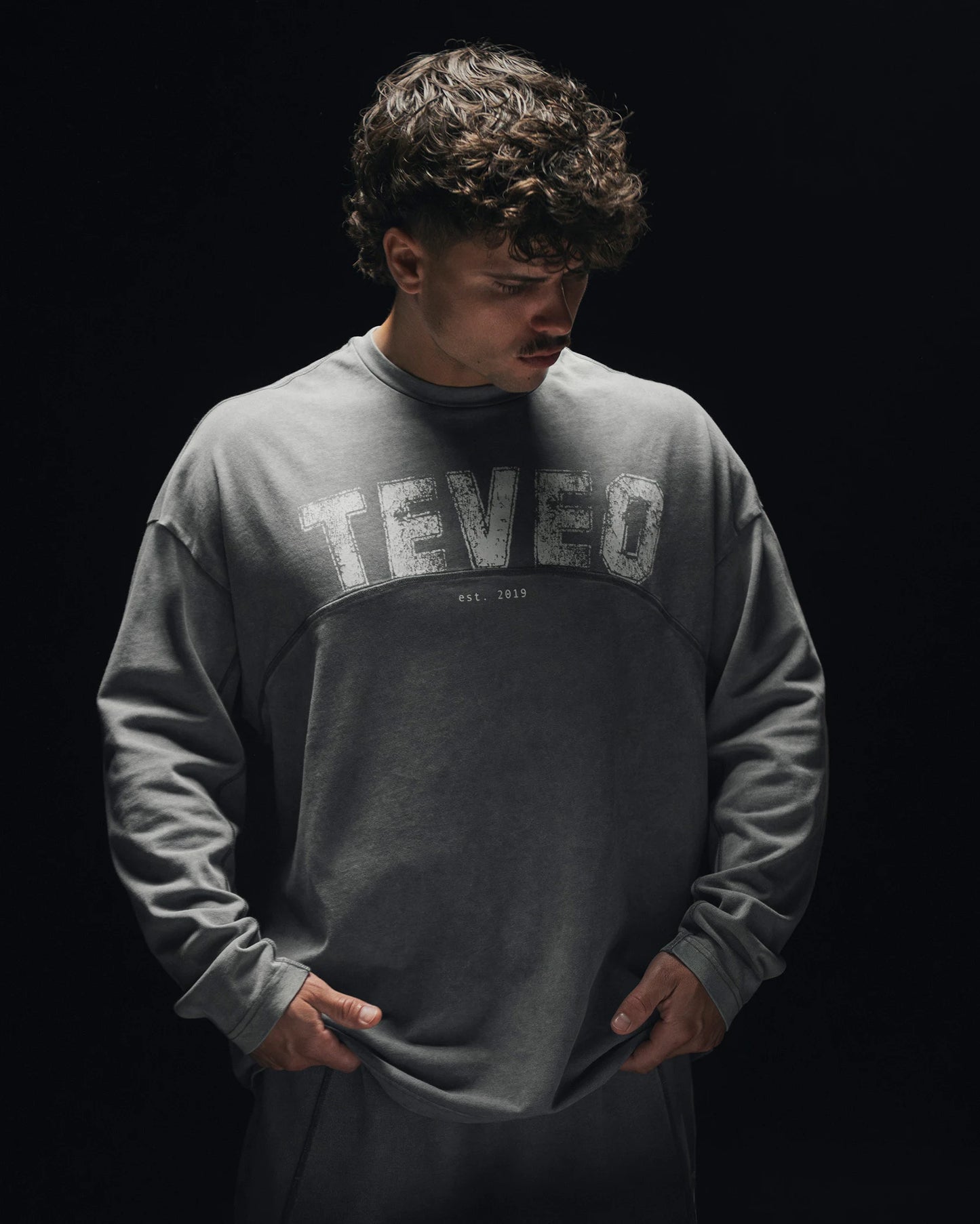 Maglia a manica lunga Legacy Lifting Oversized “Acid Grey”