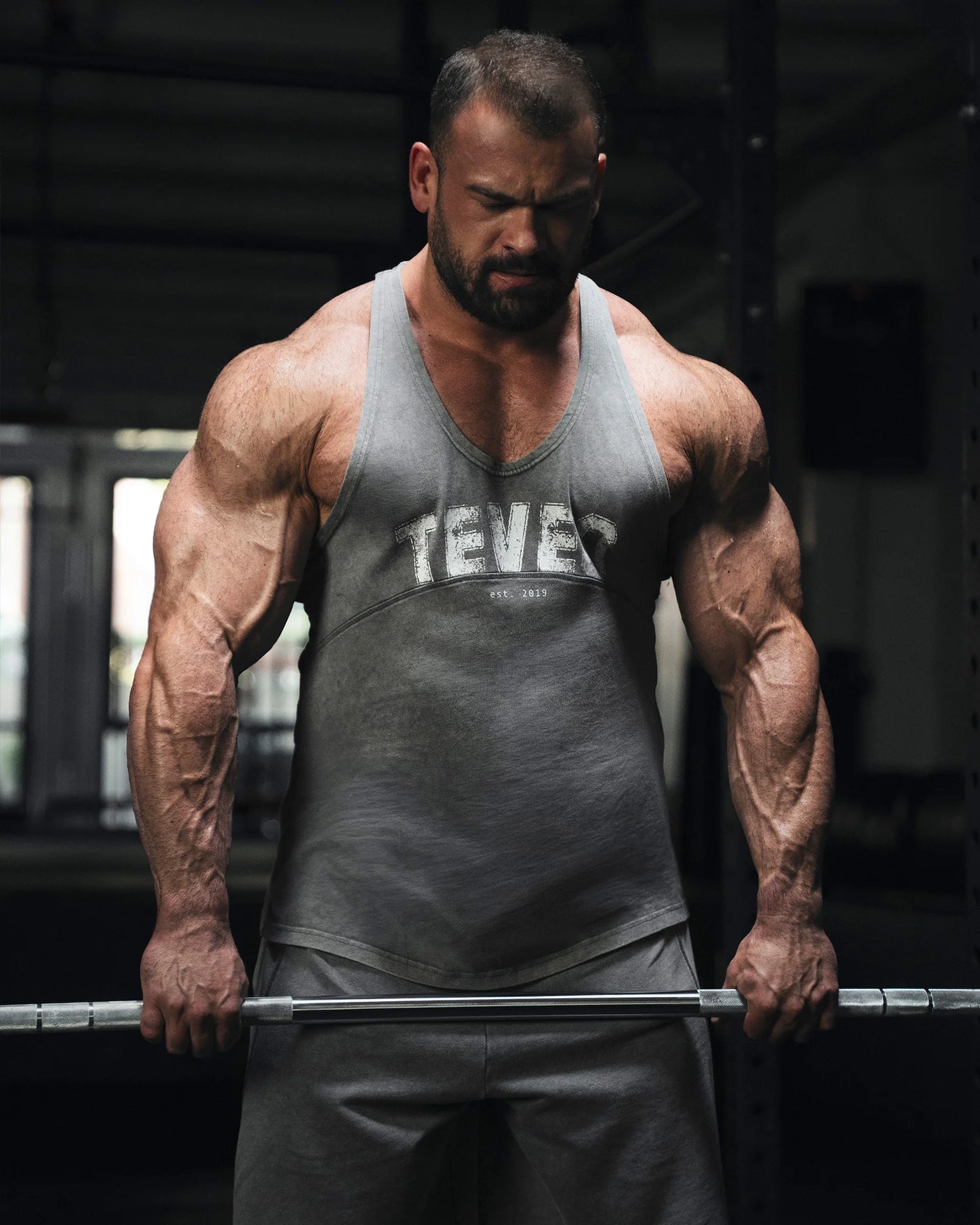 Podkoszulek typu stringer Legacy Lifting „Acid grey”