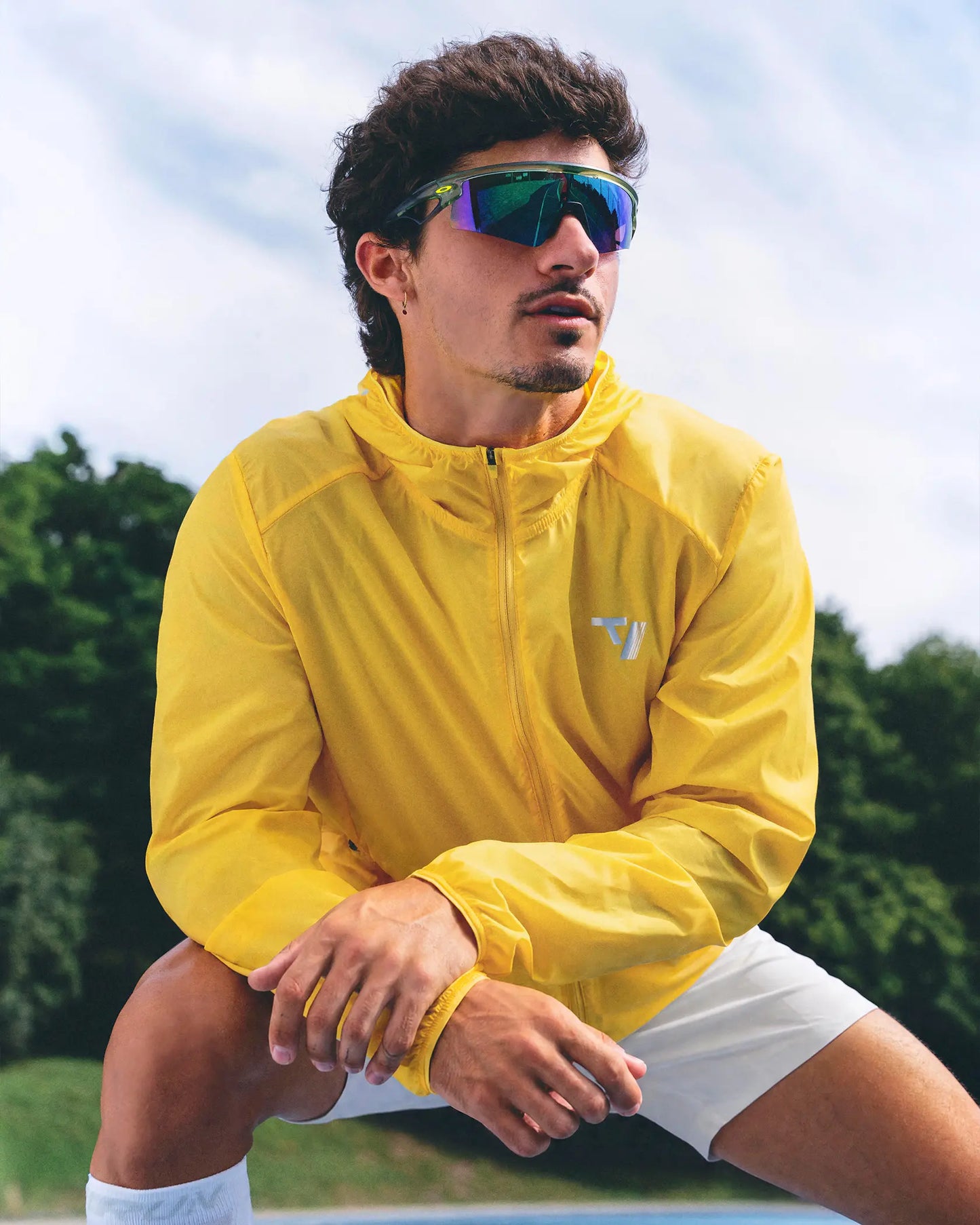 RUN Lightweight Zip Jacke Men "Gelb"