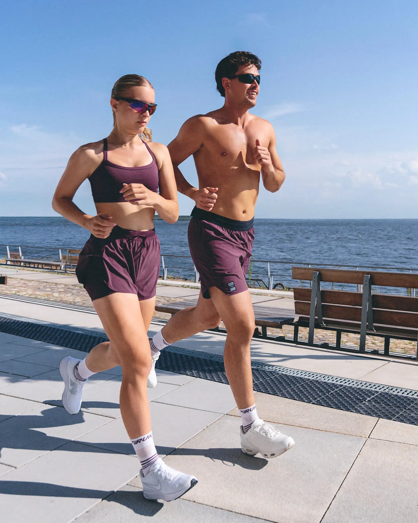 RUN 2in1 Shorts 5 Inch ‘Dusty Purple’