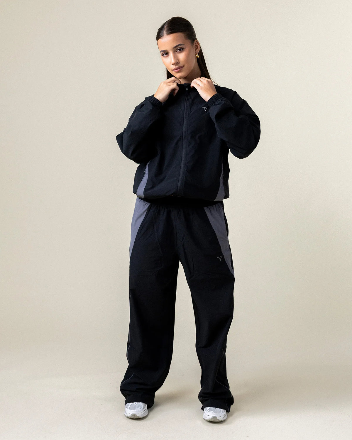 Giacca con zip Track “Nero”