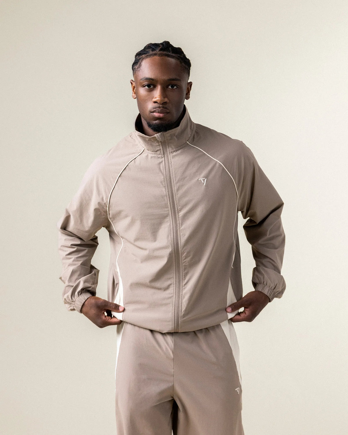 Track Zip Jacket ‘Hazelnut’