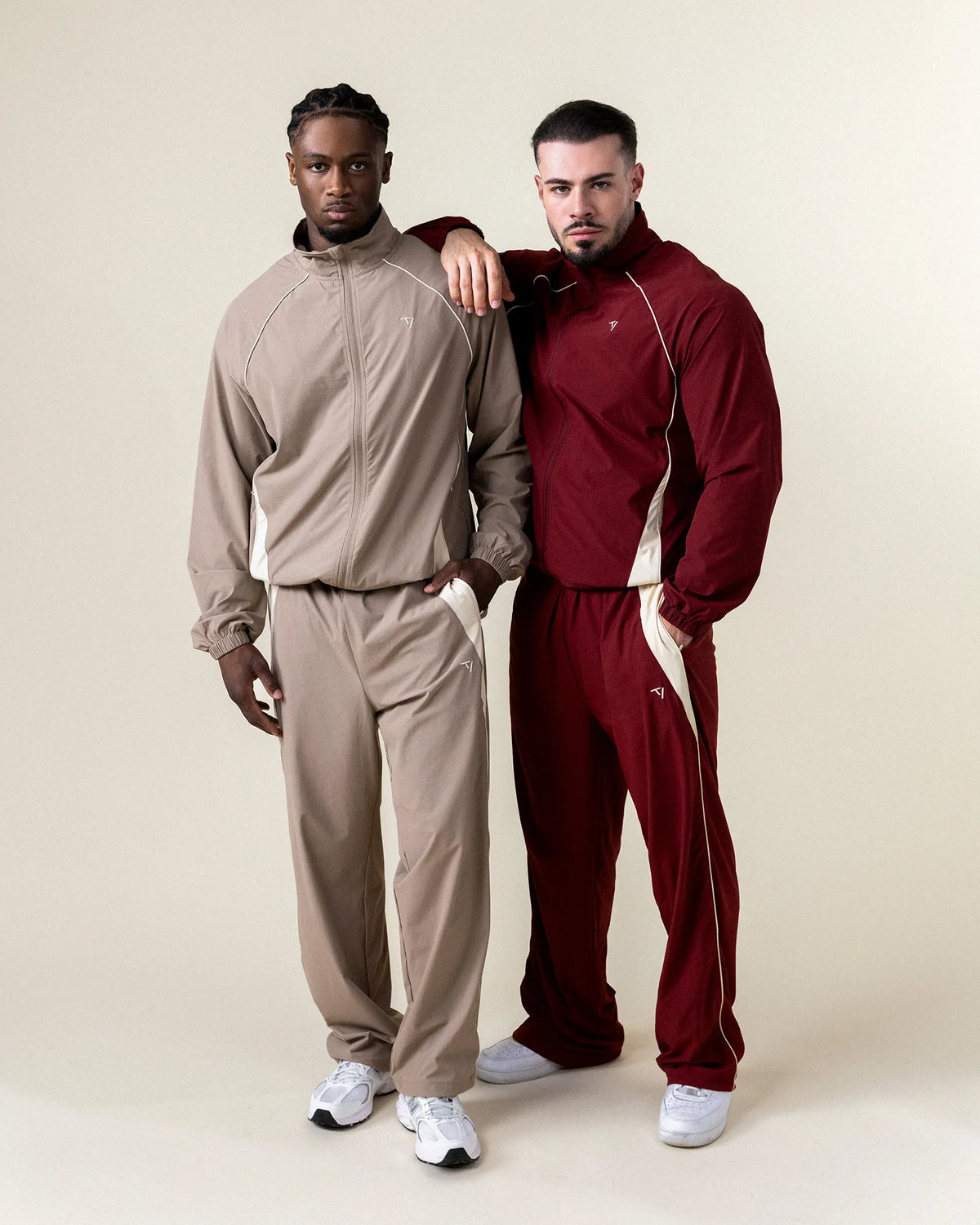 Track Straight Leg Pants 'Burgundy'